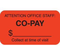 MAP1310 - CO-PAY - Fl Red, 1-1/2
